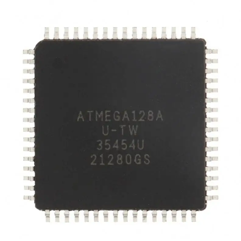 ATMEGA128A-AU ATMEGA128A ATMEGA128 Microcontrolador de 8 bits com flash programável em sistema de 128K Bytes