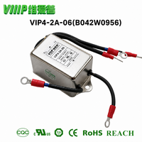 VIP4-2A-06(B042W0956) Filter Daya 6A untuk Pengurangan EMI dan Catu Daya yang Stabil