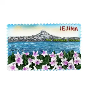 Custom fridge magnets travel Japan Ie Island Decoration gift IEJIMA souvenirs 3D magnet