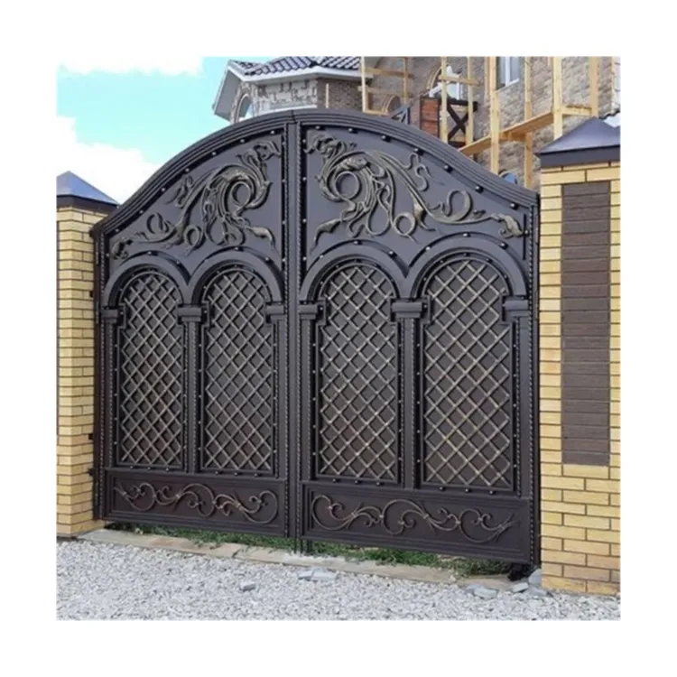 Hot Selling Hochwertige kosten günstige Aluminium Art Gate Hot Style Kaufen Sie einfache Iron Gate Grill Designs Aluminium In Chi Modern