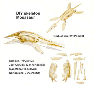 Birden stilleri dinozor kazmak kitleri PP plastik hayvan kafatası DIY dinozor iskelet montaj oyuncaklar - Product Image 6