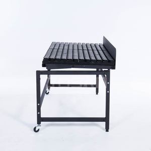 Bền kim loại màu đen Epoxy sơn tĩnh điện đục lỗ siêu thị giá cho trái cây hiển thị kệ - Product Image 1