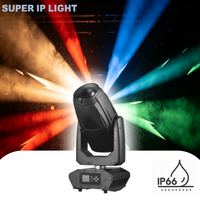 Projecteur LED de scène à tête mobile 1200W, étanche IP66, zoom, découpe graphique, durée de vie 20000H, CMY CTO DMX RDM, écran tactile