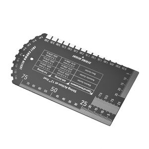 Instruments à cordes baroques jauge jauge d'action pour cordes règle métallique de poche pour basse électrique et guitare acoustique - Product Image 1