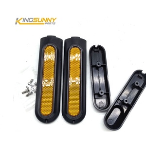 Carcasa Decorativa para Scooter Eléctrico <span class=keywords><strong>Xiaomi</strong></span> MI 4PRO, 4 Piezas, con Adhesivo Reflectante, para la Rueda Trasera, Cubierta Lateral, Pieza de Repuesto - Product Image 2