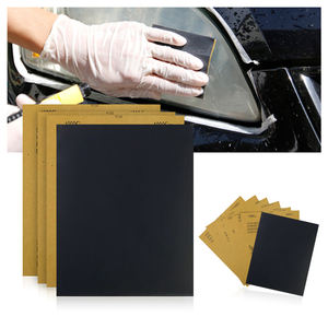 קשיות גבוהה רטוב יבש סיליקון מרובע סיליקון קרביד סיבי נייר חול שוחק גיליון נייר פולח לשחיקה לרכב - Product Image 5