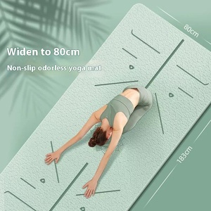Thảm tập Yoga in logo tùy chỉnh, chống trơn trượt, thân thiện với môi trường, chất liệu TPE, thiết kế dày dặn, cá nhân hóa với hình in của bạn - Product Image 1