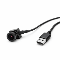 Modul Kamera Mini Sudut Lebar 145 Derajat 2MP CMOS USB 1080P dengan Mikrofon Terintegrasi MJPG YUY2 untuk PC Desktop Kios Iklan