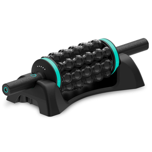 Whole Body Relief Deep Tissue Rolling <strong>Percussive</strong> <strong>Massager</strong> Muscle Recovery Roller <strong>Massager</strong> with Hands-Free Base - Product Image 1