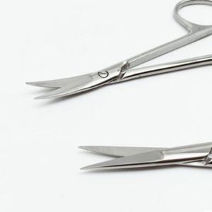 Tốt thép không gỉ Iris kéo thẳng tái sử dụng tungsten carbide Kéo y tế phẫu thuật TC tip Iris kéo - Product Image 6