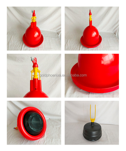 Bebedero de Campana para Pollos Plasson de Alta Calidad QA, Bebederos Automáticos para Aves de Corral con Recipiente para Pollos de Engorde - Product Image 3