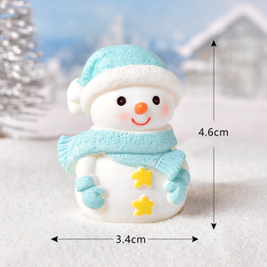 Tự Làm Giáng Sinh Mini Nhựa Thủ Công Mỹ Nghệ Santa Claus Vài Đồ Trang Trí Kit Thu Nhỏ Bức Tượng Nhỏ Cho Tự Làm Cổ Tích Vườn Và Quả Cầu Tuyết - Product Image 5