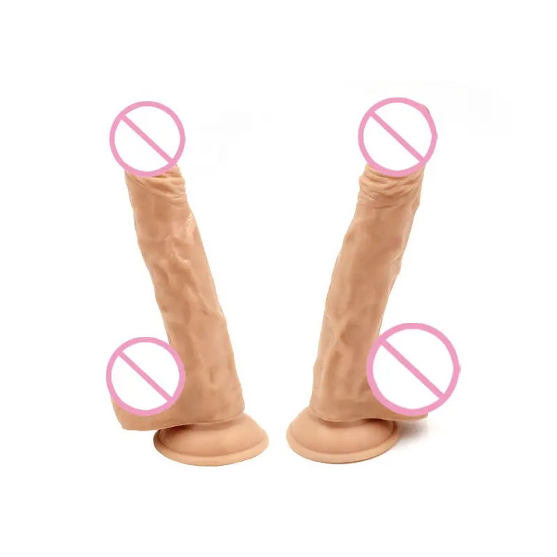 9 pollice TPE vuoto giocattolo realistico dildo giocattolo del sesso cavallo dildo, potente ventosa