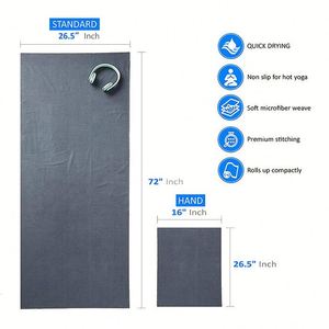 Toalla de Yoga Absorbente de Microfibra de Secado Rápido, Económica, Lavable, Antideslizante, Personalizada, Plegable, con Diseño Floral Bordado - Product Image 4