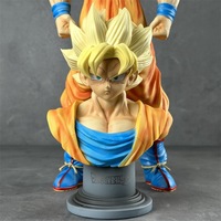 Figura Coleccionable de PVC Saiyan Son Goku Infinity Ultra GK, Modelo de Dibujos Animados de 25 cm, Unisex, Nueva Figura de Anime en Blíster