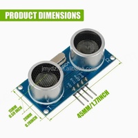 HCSR04 HC SR04 3.3V-5V 40KHz Modul Sensor Detektor Gelombang Ultrasonik & Pengukur Jarak SMT
