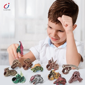 Chengji bất ngờ khủng long trứng đồ chơi mô phỏng thú vị Mô hình tinh tế Đồ trang trí khủng long cắn ngón tay đồ chơi - Product Image 4