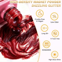 Kit de gel UV LED magnétique effet œil de chat transparent nude cristal pour ongles, fabrication sur mesure pour salon, vente en gros, OEM, marque privée