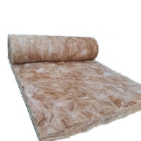 Rouleau d'isolation en laine minérale de verre brun Eco Brown Wool Respectueux de l'environnement sans formaldéhyde, qualité haut de gamme
