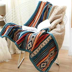 Manta de siesta de franela Coral gruesa de invierno de clase A, manta de cama individual de lana de cordero tejida para uso doméstico, estilo liso - Product Image 2