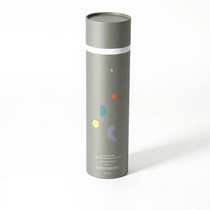 Wholesale Custom Logo Cylinder Art Paper Cardboard Recyclable Cosmetic Lipstick and Lip Balm Tubes with <b>Sponge</b> Liner - Product Image 2