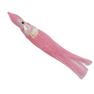 Nouvelles jupes de calamar lumineuses de 12 cm, leurres souples de pêche en forme d'octopus avec écailles pour la pêche à la traîne - Product Image 1