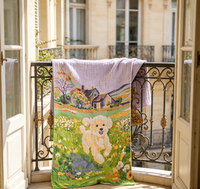 Serviette de bain multi-couches en nylon hypoallergénique, écologique, respirante, imprimé animal, 75x160cm - Design moderne