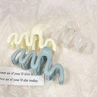 2025 nouveau été gelée couleur carré en plastique acétate cheveux disque décoratif requin pince épingle à cheveux chapeaux filles Style doux tête arrière