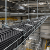 LINSHENG Cable Tray Vertical Elbow 90 Derajat 300x100 Galvanis untuk Transisi Kabel dari Lantai ke Lantai