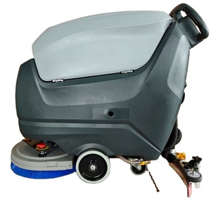 เครื่องขัดพื้นแบบเดินตาม ขนาด 21 นิ้ว สำหรับงานอุตสาหกรรมและพาณิชย์ ใช้พลังงานแบตเตอรี่ เหมาะสำหรับทำความสะอาดพื้นคลังสินค้า - Product Image 5