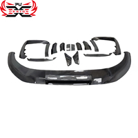 Kit de conversion de voiture pour Audi RSQ8, style AB, fibre de carbone, lèvre avant, diffuseur arrière, sourcil de roue, évents d'air