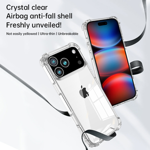 Nhà Máy Bán Hàng Trực Tiếp iPhone 16 Pro Max 1.0Mm Cứng Acrylic TPU Di Động Di Động Phụ Kiện Pha Lê Rõ Ràng Trường Hợp Điện Thoại - Product Image 2