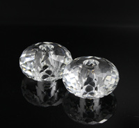 Boule à facettes en cristal, MH-Q003 boule avec trou pour décoration de maison ou de mariage