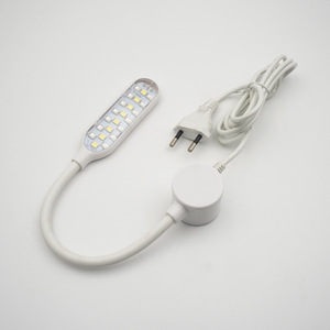 ไฟจักรเย็บผ้า LED ความสว่างสูง พร้อมแม่เหล็กขนาดใหญ่พิเศษ ควบคุมสีได้สองสีด้วยระบบสัมผัส ใช้เป็นโคมไฟทำงานและโคมไฟตั้งโต๊ะ - Product Image 5