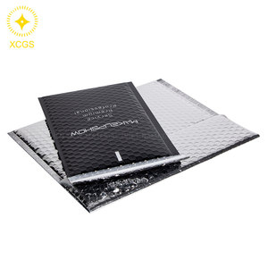 Bán Hot 13.75x10.5inch bạc kim loại bong bóng bưu phẩm độn phong bì cho mỹ phẩm vận chuyển túi - Product Image 4