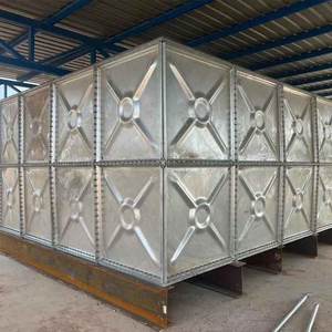 Réservoir de piscine en stock galvanisé à chaud Réservoir d'eau en acier galvanisé Réservoir de panneau HDG - Product Image 2