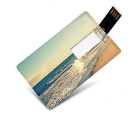 Logo Kustom Usb 2.0 3.0 8Gb 16Gb 32Gb 64Gb, Kartu Kredit Bisnis Bentuk Usb Flash Drive Usb Flash Card Pen Drive