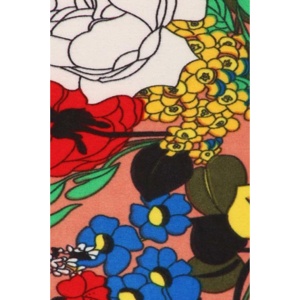 TD Casual Sexy a vita alta con leggings multicolore stampa floreale formato XL traspirante in Spandex abbigliamento sportivo per il Fitness - Product Image 3