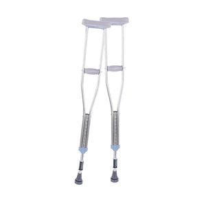 Adjustable Aluminum Alloy Underarm Cane With Shock Absorption For Children Fracture Rehabilitation - Product Image 5