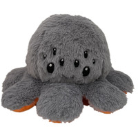 Peluche réversible Halloween, pieuvre citrouille double face, visage modifiable, poupée en peluche remplie de coton PP pour décoration de fête