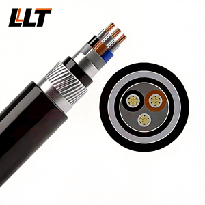 Cable blindado extremadamente resistente de <span class=keywords><strong>3</strong></span> núcleos y 1.5 mm² de acero inoxidable resistente al fuego para uso subterráneo - Product Image 2