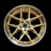Jantes en alliage d'aluminium forgé poli sur mesure de 22 pouces, 2 pièces, nouvelles, multi-branches avec boulons pour Rolls Royce Ghost Phantom Cullinan