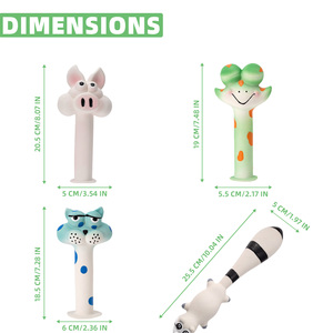 Prodotti di tendenza nuovi arrivi giocattoli per cani 2025 con ossa rosa - Product Image 2
