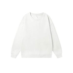 Sweat-shirts à col rond vierges personnalisables avec logo – Coton de haute qualité, couleur unie, unisexe – Pulls personnalisés pour hommes, vente en gros - Product Image 4