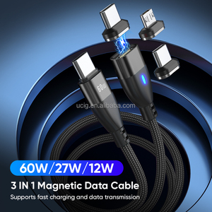 <span class=keywords><strong>สาย</strong></span>เคเบิลแม่เหล็ก usbc 60W 24pin | PD60W หัวชาร์จ3 in 1หัวแม่เหล็ก C TO c/m/l <span class=keywords><strong>สาย</strong></span>ชาร์จข้อมูลสำหรับแล็ปท็อปมือถือ - Product Image 6