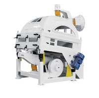 PinYang TQSF120*2 Machine de déstonage et de nettoyage de graines à double corps, haute efficacité et durable, pour riz paddy