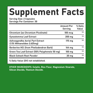 Private Label Menopause <b>Supplement</b> Capsules with Green Tea Leaf Extract Relieves Sporadic Hot Flashes & Night Sweats Capsules - Product Image 5