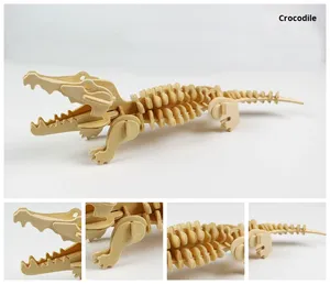 Bộ đồ chơi xếp hình gỗ 3D giáo dục trẻ em về động vật & thiên nhiên, 40 mảnh, bộ mở rộng ngoài trời - Product Image 5