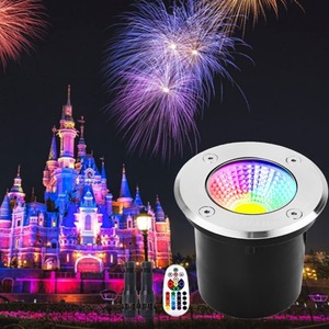 Nouveau 3W/6W/7W/9W/12W/15W <span class=keywords><strong>LED</strong></span> <span class=keywords><strong>extérieur</strong></span> sol de jardin RGB souterrain enterré lampe <span class=keywords><strong>Spot</strong></span> paysage lumière AC 85-265V <span class=keywords><strong>IP67</strong></span> - Product Image 4