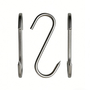 Gancho en Forma de S de Acero Inoxidable 304 con Acabado Liso para Colgar Carne, Uso en Carnicerías, Cocinas, Minería e Industria Pesada - Product Image 6